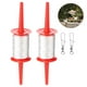 thumbnail image 3 of Greeniant Juego de cuerdas y rodillos para cometa de 150m, cable blanco para cometa, 27,5 kg, Cable para cometa con rodamiento, carrete para cometa, Ropa Deportiva, Zapatos Rojo Greeniant OD010407-01, 3 of 6
