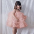 thumbnail image 2 of JAJAHO Polka Dot Tutus For Girls Dress 3 Layers Sleeveless Fluffy Tiered Dress Toddler Baby Girl Clothes 6M-6Y Trendy Dresses, 2 of 8