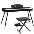 thumbnail image 1 of Piano Bluelander, Teclado Musical con Atril para Partituras, 3 Pedales con Banco, Negro, 1 of 5