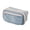 Blue, variant on HOMEIORA Large Pencil Case Pouch, Pencil Box Holder Organizer with 4 Compartments, Pen Bag Wide Opening, with A Transparent Compartments - Light Purple, 1 Pack