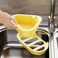 thumbnail image 4 of One-Touch Auto-Dump Filter Basket, Suction-Cup Sink Strainer & Sponge Holder, Corner Garbage Catcher for Kitchen Faucet, Quick Clean-Up Solution, 4 of 9