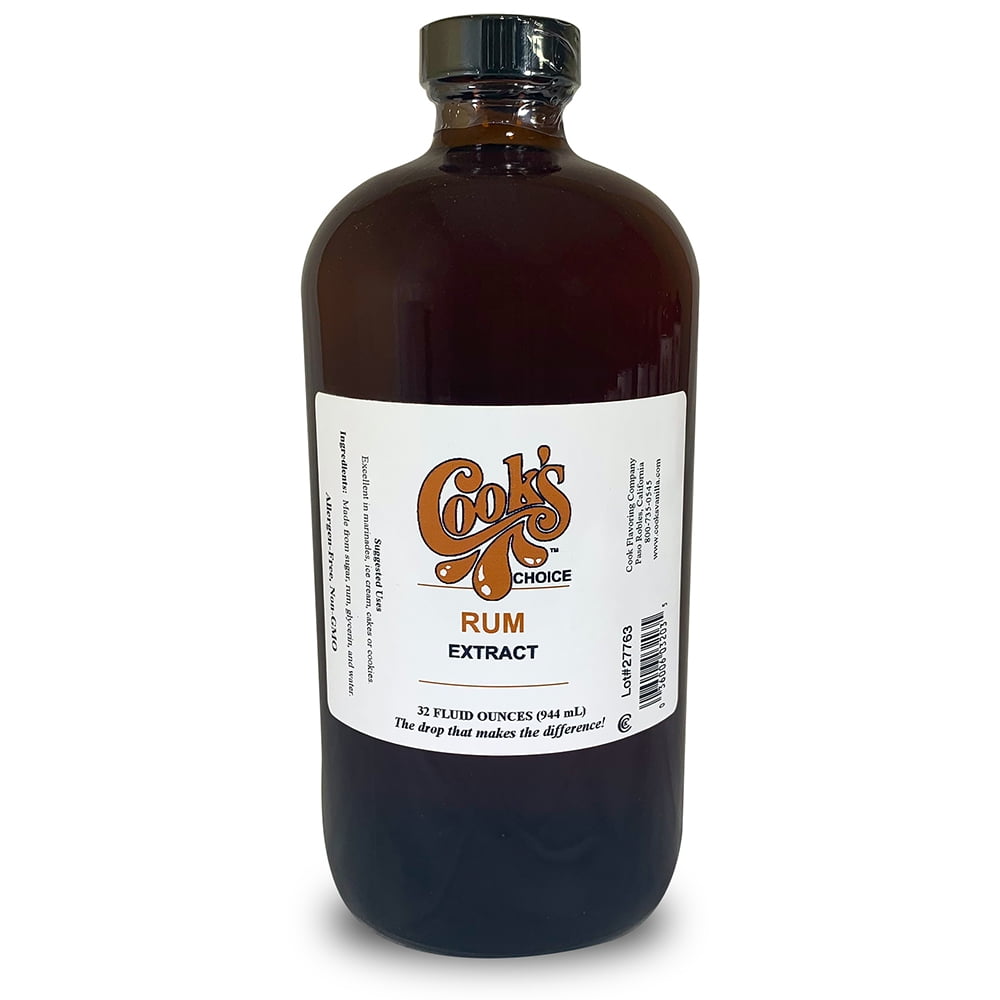 Cook's, Choice Pure Rum Extract, 32 oz