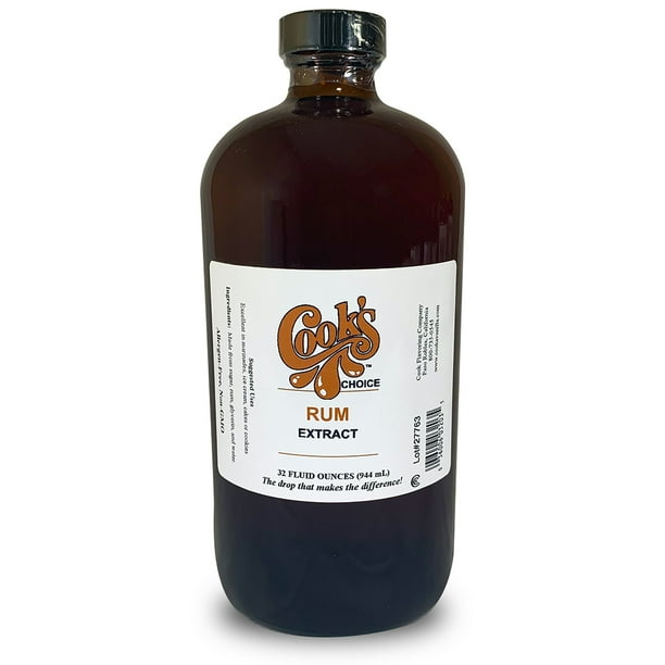 Cook's, Choice Pure Rum Extract, 32 oz