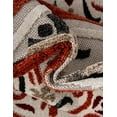 thumbnail image 4 of Unique Loom Outdoor Modern Collection Area Rug - Circles (2' x 6' 1" Runner Terracotta/Burgundy), 4 of 7