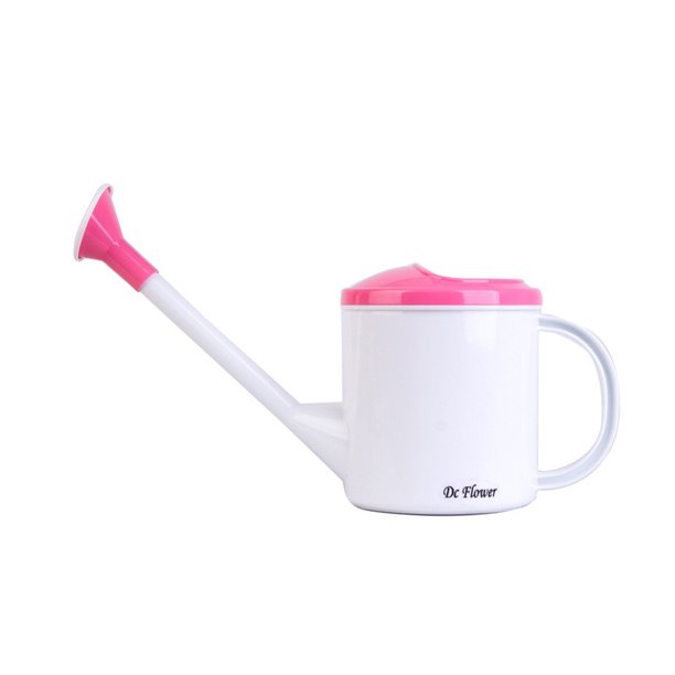 Bearachild 1.5L Long Mouth Sprinkler Plastic Household Sprinkler, Flower Sprinkler, Flower Planting, Gardening and Watering, Jardín y Patio rosa 1.5L