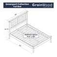thumbnail image 5 of Grain Wood Furniture Greenport Solid Wood Platform Bed, Full Size, Brushed Driftwood, 5 of 7