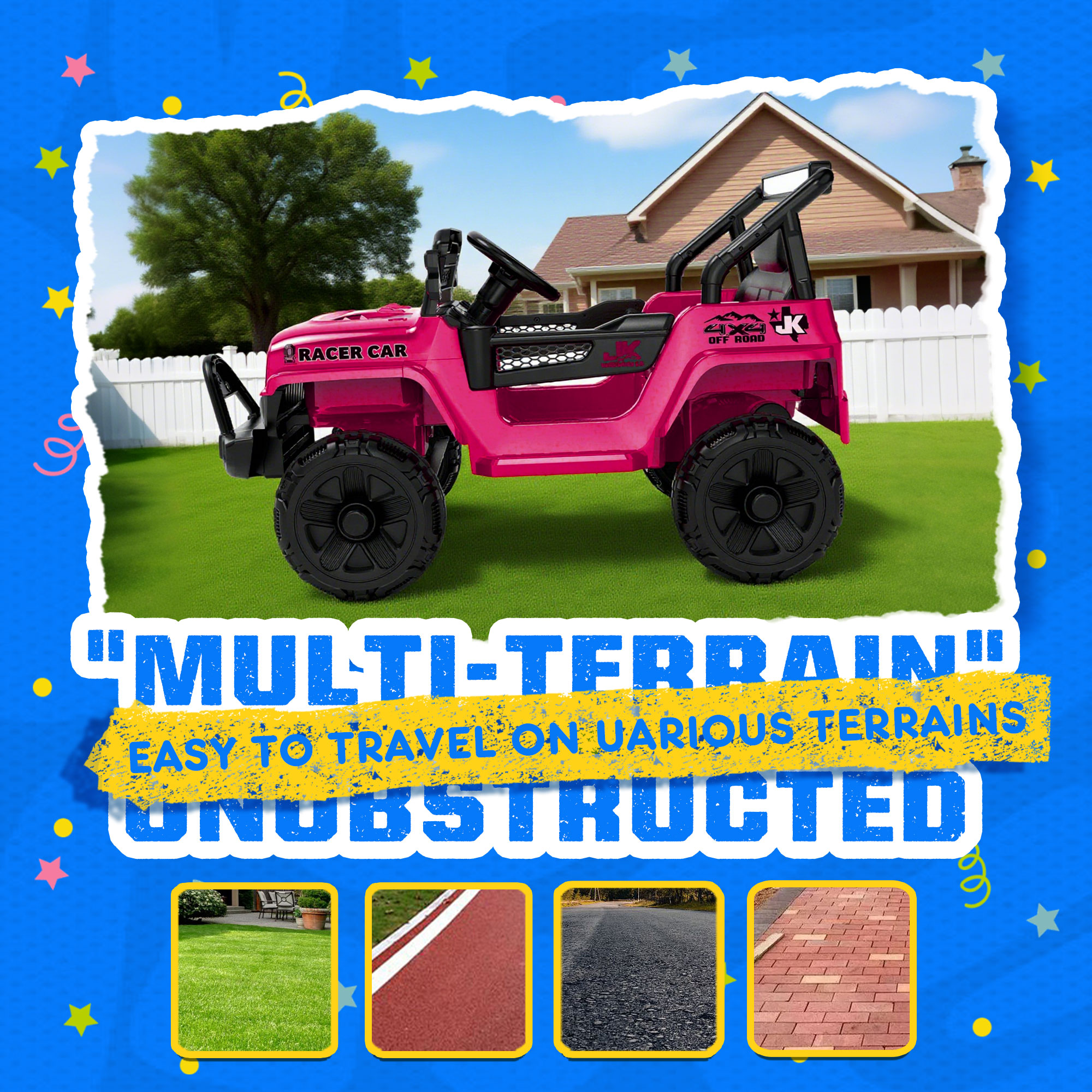 Xuanlur 12V Ride on Electric Truck Car for Kids, 12V Kids Electric Vehicles w/ Remote Control, 4 Wheel Suspension, USB, Bluetooth, Power Display, Battery Powered Ride on Toys for Boys Girls (Red)