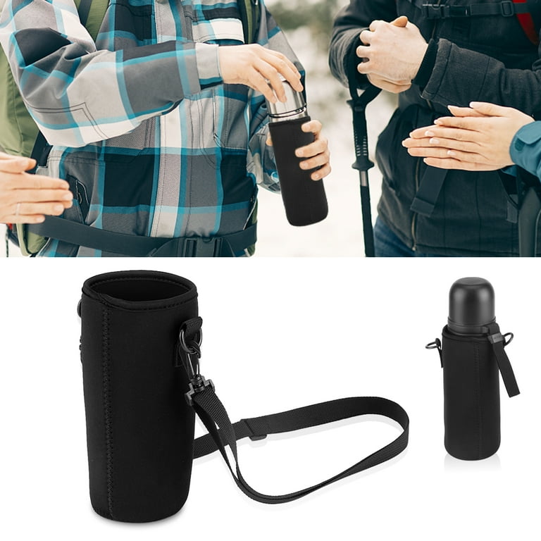 Kritne Bottle Carrying Bag, Water Bottle Sleeve Carrying Pouch Bag Holder  for Outdoor Camping Hiking Fishing, Water Bottle Pouch 