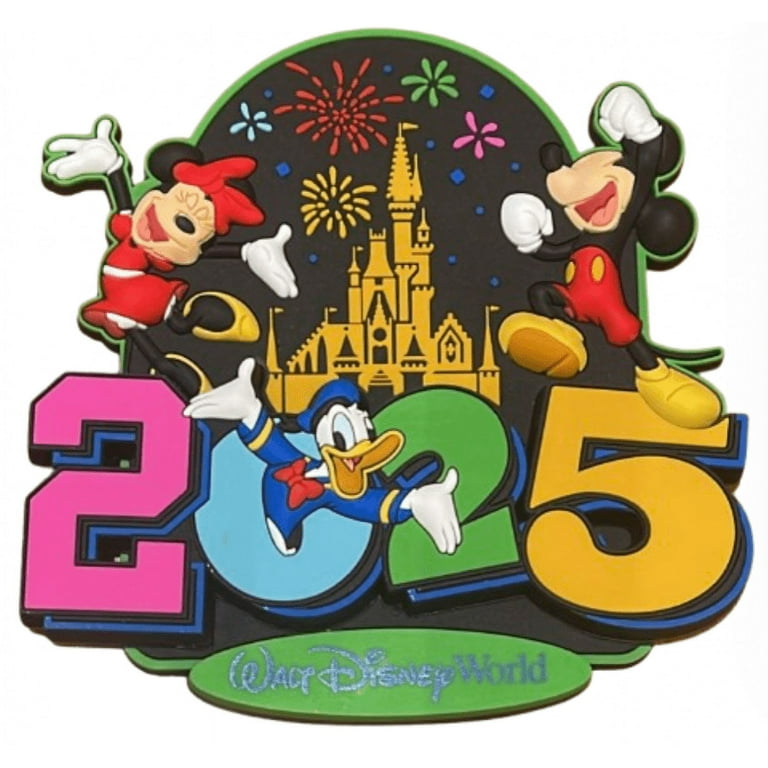 Disney Parks 2025 Mickey Mouse And Friends WDW Castle Magnet New