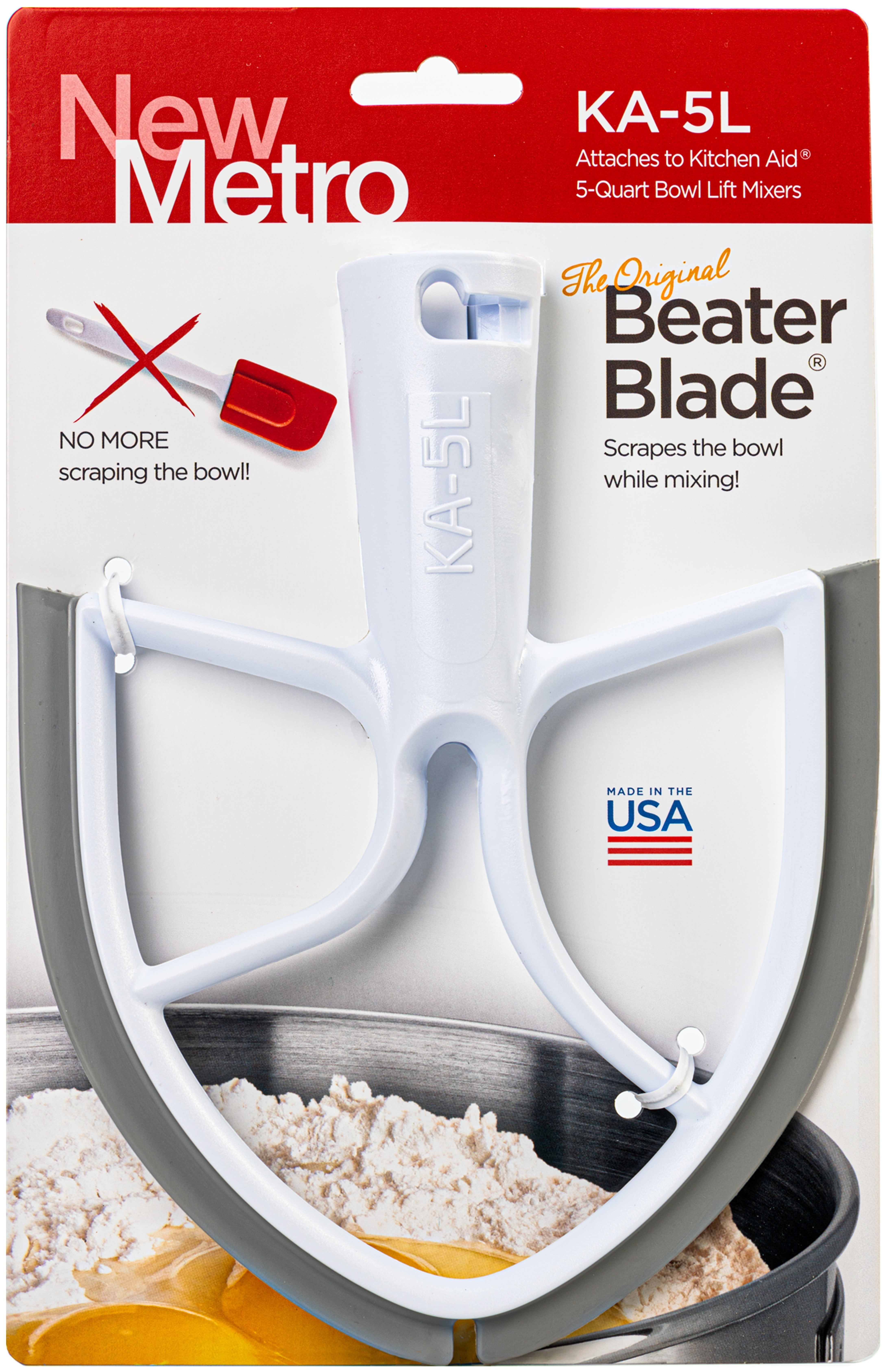 New Metro Design USA-Made Beater Blade for KitchenAid 5-Qt