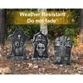 thumbnail image 3 of 13Pack Halloween Tombstone (10P Yard Sign + 3P 3D Foam Tombstone)with Stakes for Graveyard Outdoor Lawn Garden Decorations, 3 of 7