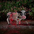 thumbnail image 5 of Solar Powered Light Up Led Giraffe Chicken Copper Metal Effect Garden Animal Sculptures Stunning Versatile Decoration Garden Decoration - Cow, 5 of 5