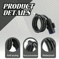thumbnail image 3 of MELIVO Bike Lock,27.56" Cable Lock,Cable Bicycle Lock Bike Lock with Key,0.28lb, 3 of 7