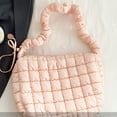 thumbnail image 3 of GASTROPOD Puffy Tote Bag,Ample Storage Puffer Purse,Timeless Aesthetics Puffy Bag,White, 3 of 4