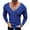 Blue, variant on VJATTWR Long Sleeve Tee Shirt with Pocket, Men's Sizes M