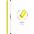 thumbnail image 3 of 100 Count 100% Compostable PLA Jumbo Smoothie Straws-2/5" Wide X 8 1/4" Long YANTONG Biodegradable Colorful Disposable Drinking Straws-Eco Friendly Plant-Based Plastic Milkshake Straws, 3 of 5