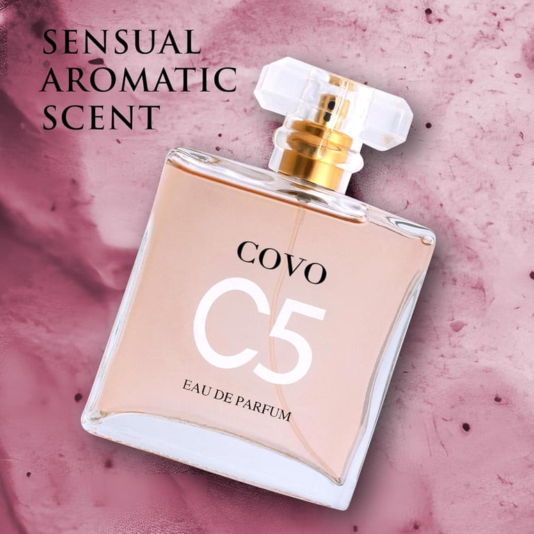 Covo C5 Eau de Parfum for Women, 3.4 fl oz, Floral Woody Long