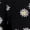 Black Daisy, variant on Cotton Pants and Leggings, Black Cloud Stars, 3-6 Months