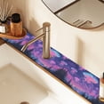 thumbnail image 2 of Yayeee Faucet Mat for Kitchen Sink 30" Diatomite Long Splash Guard Pad, Neon Jellyfish, 2 of 7