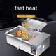 thumbnail image 4 of Freidora eléctrica comercial de gran capacidad de 3000 W para freír bolas de cáñamo con temperatura constante automática, 4 of 5