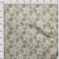 thumbnail image 4 of oneOone Silk Tabby Olive Green Fabric Leaves Dress Material Fabric Print Fabric By The Yard 42 Inch Wide, 4 of 6