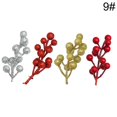 thumbnail image 2 of Coofit Christmas Berry 12-head Glitter Artificial Small Berry Pick Xmas Tree Decor, 2 of 10