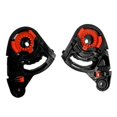 thumbnail image 2 of licencia de engranaje para casco de motocicleta / escudo de trinquete, base de engranaje de visera de plástico para MT Revenge2 - negro y rojo shamjiam Trinquete de placa de engranaje, 2 of 5