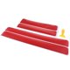 thumbnail image 1 of 4 pegatinas de fibra para umbral de puerta antiarañazos + herramienta de cuchilla raspadora rojo, 1 of 8