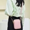 thumbnail image 4 of Typpkmm Women Mini Crossbody Bag, Black Faux Leather Shoulder Purse, Zip Closure Handbag for Daily Errands, Khaki B, 4 of 7