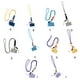 thumbnail image 5 of Seitruly Cordón Universal para teléfono móvil con gancho, cuerda colgante ajustable para el cuello, correas antipérdida de microfibra, Teléfono y Comunicación Púrpura Amarillo Largo, 5 of 6