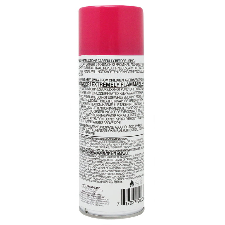 Onyx Professional No More Smearing Nail Drying Spray, 7.5 oz aerosol can 