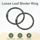 thumbnail image 3 of Uxcell 36Pcs Loose Leaf Binder Rings, 1.5 Inch Metal Open Card Rings Heavy Duty Book Rings for Key Index Card Rings Paper Rings Office, Black, 3 of 7
