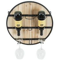 Excello Global Products Wooden Wall Mounted Wine Rack - EGP-HD-0031