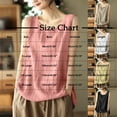 thumbnail image 3 of Wyobmus Womens Plus Size Sleeveless Linen Tank Tops Crew Neck Loose Fit Summer Casual Flowy Curve Hem Tunic Tanks L-4Xl White, 3 of 6