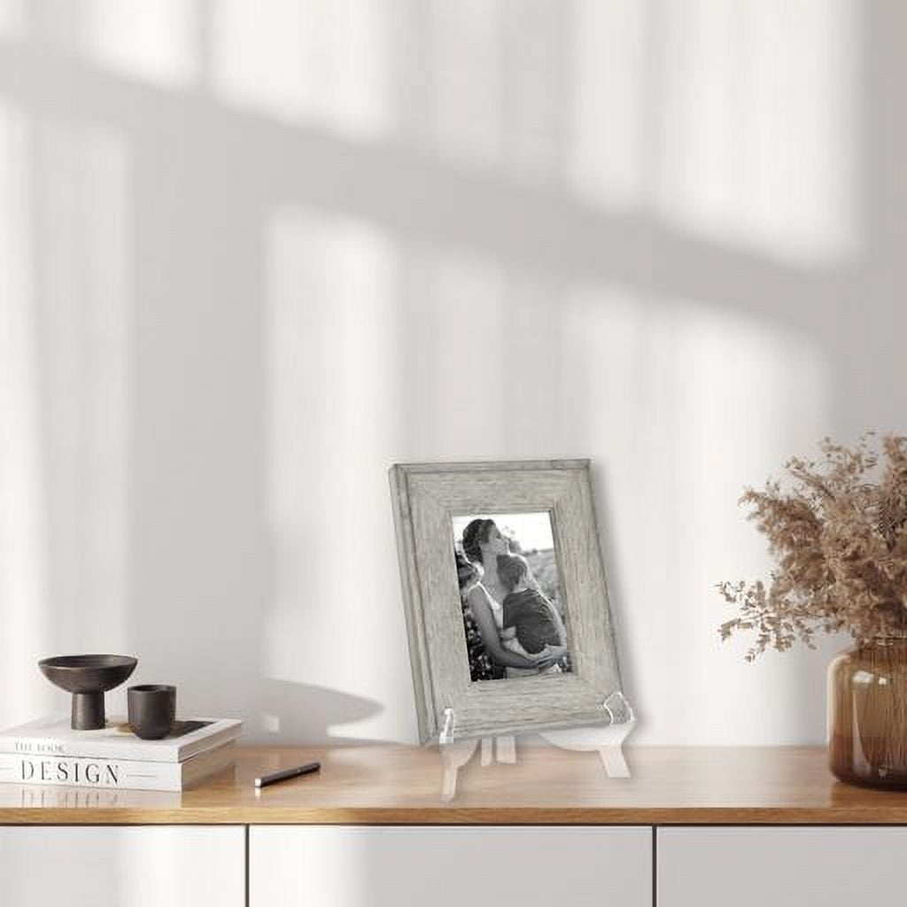 Mainstays – 8" Easel Picture Frame – Clear Acrylic Tabletop Photo Frame Easel