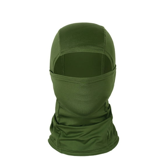 Fgnfyis Outdoor Cycling Headgear Balaklava Sun Ice Silk Flying Tiger Hat for Sports Army Green One Size