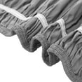 thumbnail image 4 of PiccoCasa Bed Skirt Polyester Elastic Wrap Around Dust Ruffle, Full Dark Gray, 4 of 7