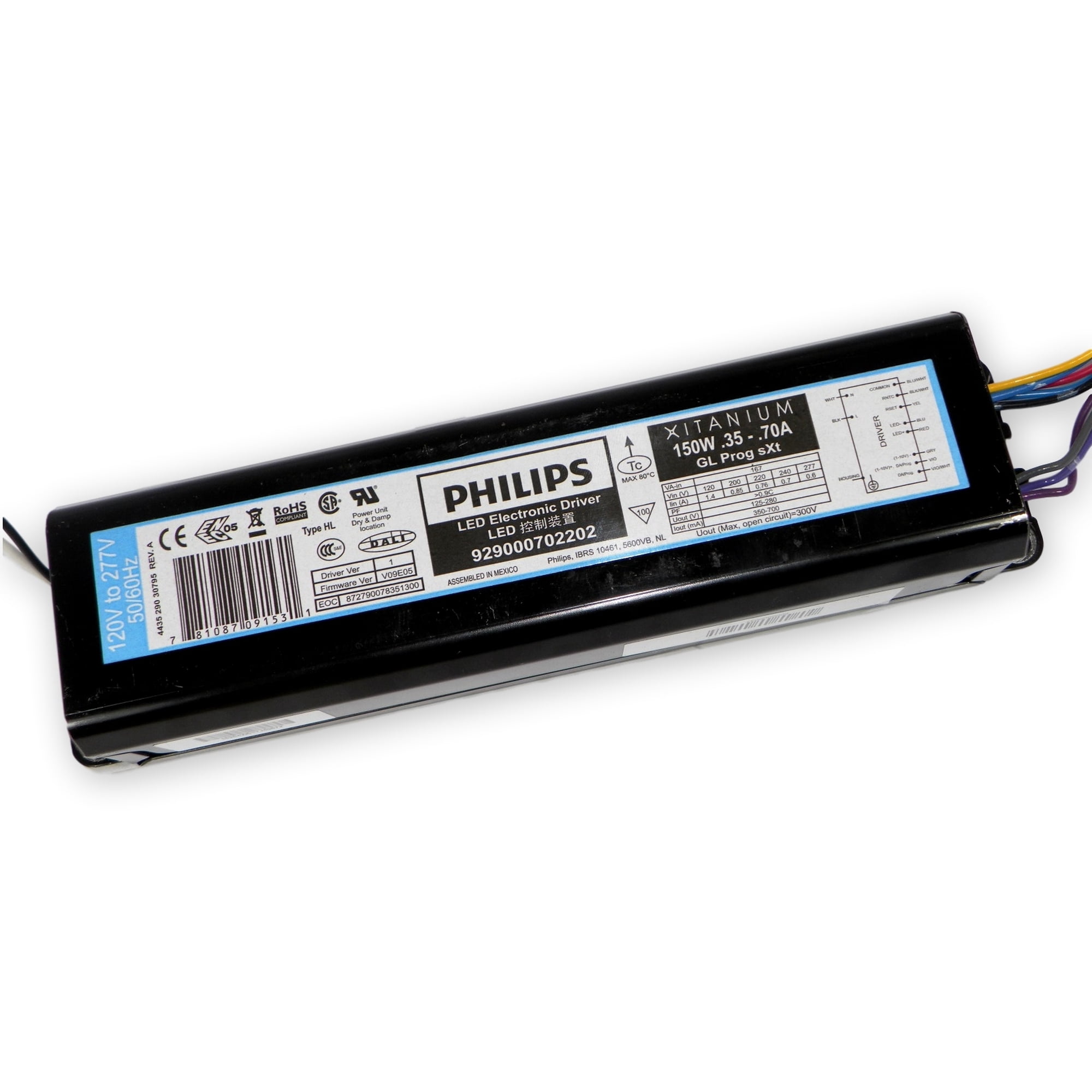 Philips Xitanium 929000702202 Programmable Dimmable Outdoor LED Driver