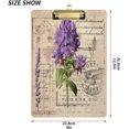 thumbnail image 3 of Coolnut Cute Clipboard Stardard Letter Size for Women with Golden Clip,Translucent Clip Board,Office & School Supplies,(12" x 9",Lavender) Gifts, 3 of 7