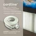 thumbnail image 2 of UT Wire 10-Feet Cord Channel Raceway, Paintable White, 2 of 7