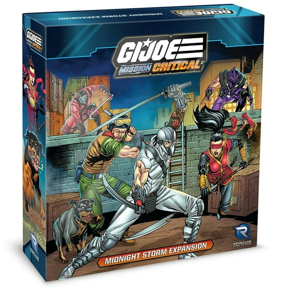 G.I. JOE Mission Critical: Midnight Storm Expansion - RPG Cooperative Miniatures Boardgame, New Heroes, Boss & More, Ages 14 , 2-5 Players