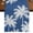 Blue, variant on Indigo Blue Palm Trees Burlap Cotton Table Runner 13x120 Inches Long, Farmhouse Tropical Summer Beach Farmhouse Table Runners, Outdoor Dining Tablecloths Decor for Baby Shower/Party/Wedding