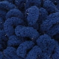 thumbnail image 2 of JubileeYarn Fun Finger Sparkle Loops Yarn - Polyester Jumbo Loop Yarn - 100g/Skein - Navy - 3 Skeins, 2 of 6