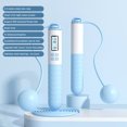 thumbnail image 4 of Meileang Skipping Rope with Counter Weighted Ball Steel Wire Rope Adjustable Non-slip Handle Tangle-Free Students Kids Adults Training Fitness Jump Rope, 4 of 8