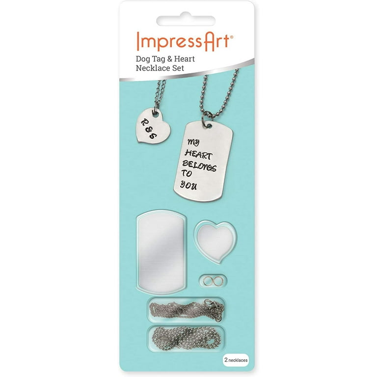 Dog tag top stamp kit