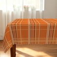 thumbnail image 6 of Tchckioa Orange Line Grid Tablecloth for Kitchen,Autumn Rectangle Waterproof Table Cover Decor,60x70 Inch, 6 of 6