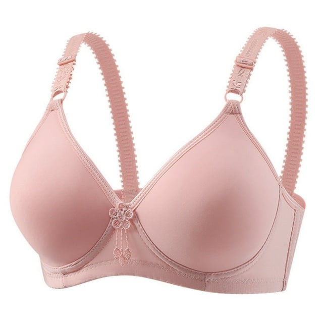 aidice Bras for Women No Underwire Comfy Adjustable Strap Support Solid Color Breathable Everyday Bras