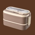 thumbnail image 2 of Stainless Steel Bento Box, Ongmies Stainless Steel Leakproof Lunch Box for Adults - Divided Meal Storage Containers Set, Stackable for Picnic & Travel,, 2 of 9