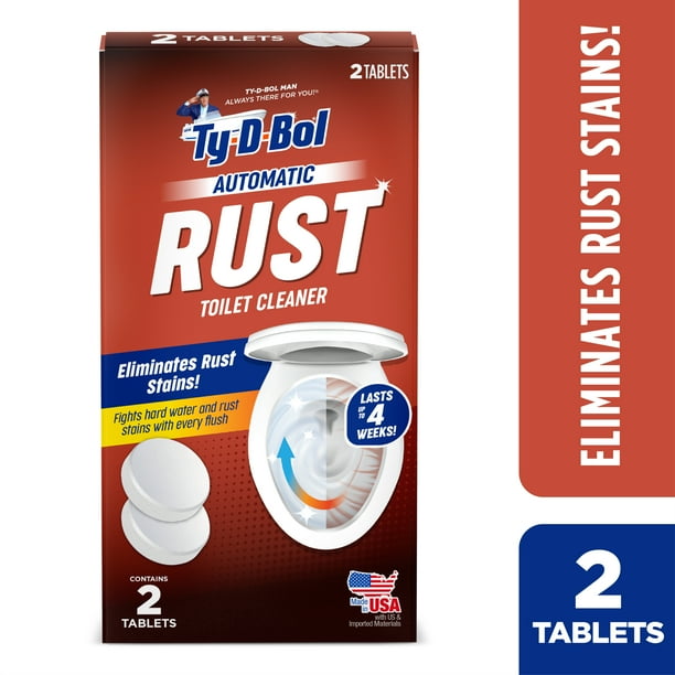 TyDBol Automatic Rust Toilet Cleaner Tablets, Toilet Bowl Rust Stain