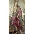 thumbnail image 2 of Francesco Botticini 9x14 Gold Ornate Wood Frame and Double Matted Museum Art Print Titled - John the Baptist (1470 - 1497), 2 of 4